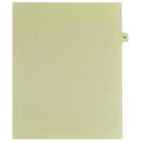 Mark Maker – Onglets séparateurs juridiques beiges, 1/15 onglets, format lettre, sans trous, numéro 64, 25/paquet-Onglets séparateurs beiges, 1/15 onglets