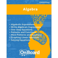 Livre numérique : Algebra for Elementary Students (format PDF, téléchargement pour 1 utilisateur), 7 sujets, ISBN 9781630960797, 4e à 6e année-1