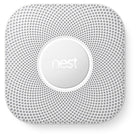 Google – Nest Protect, avertisseur de fumée et monoxyde de carbone avec pile, 2e génération (S3000BWEF)-Envoie des alertes sur votre téléphone au cas où vous seriez sorti de la maison
