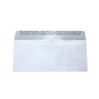 SupremeX - Enveloppe avec fenêtre - Fermeture autoadhésive (Peler et coller) - No. 10 - 4-1/8" x 9-1/2" - Paquet de 500-Vélin blanc 24 lb