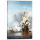 Designart – Toile imprimée de Willem Van de Velde, Le coup de canon (PT5000-20-40)-Impression
