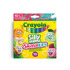 Crayola - Marqueurs à trait large Silly Scents Smash-Ups - Paquet de 10-Chaque marqueur Crayola Silly Scents Smash-Ups combine deux parfums sucrés - un régal coloré pour les yeux et le nez! Les couleurs se lavent de la peau et de la plupart des vêtements lavables.