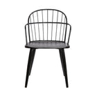 Armen Living - Bradley Cadre Acier Chaise d’appoint - Noir-Nettoyer les taches