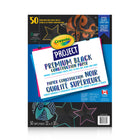 Crayola - Papier construction Project de première qualité Noir - 50 feuilles-Comprend 50 feuilles de papier construction de première qualité en noir