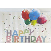 Rosedale - Carte de voeux, joyeux anniversaire, ballons-Imprimé sur papier de qualité couché