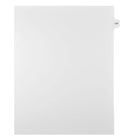 Mark Maker – Onglets séparateurs juridiques blancs, 1/15 onglets, format lettre, sans trous, numéro 137, 25/paquet-Onglets séparateurs blancs, 1/15 onglets