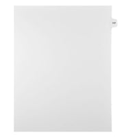 Mark Maker – Onglets séparateurs juridiques blancs, 1/15 onglets, format lettre, sans trous, numéro 137, 25/paquet-Onglets séparateurs blancs, 1/15 onglets
