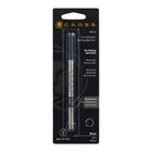 A.T. Cross – Recharge pour stylo à bille roulante – pointe moyenne – noir  -Encre noire