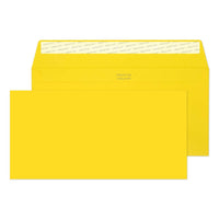 Blake - Enveloppes d'invitation jaune brillant de couleur creative de - 4 1/2 po l x 9 po L - Banana Yellow - Paquet de 25-Banana Yellow