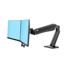 Double moniteur support de bureau Heavy Duty pour les écrans et moniteurs 24 à 32 po de North Bayou - F32B, Noir-Verticale de distance: 17,3 po