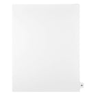 Mark Maker – Onglets séparateurs juridiques blancs, 1/15 onglets, format lettre, sans trous, numéro 90, 25/paquet-Onglets séparateurs blancs, 1/15 onglets