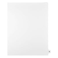 Mark Maker – Onglets séparateurs juridiques blancs, 1/15 onglets, format lettre, sans trous, numéro 90, 25/paquet-Onglets séparateurs blancs, 1/15 onglets