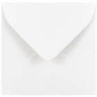JAM Paper Enveloppes carrées standard avec fermeture gommée, blanc, 100/paquet-Blanc