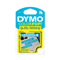 Dymo –  Ruban d'étiquettes 1/2 po COLORPOP, bleu/blanc (2056735)-Bleu/blanc