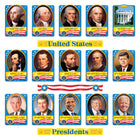 Ensemble de babillards Trend Enterprises, présidents américains, paquet de 108-Utilise des portraits officiels de la White House Historical Association, mis à jour pour inclure Joe Biden.