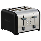 Kenmore - Grille-pain à 4 tranches avec commandes doubles - Noir-Capacite de 4 tranches avec deux commandes