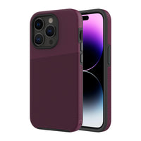 AXS - PROTech Plus etui mince anti-choc avec double couches pour Apple iPhone 14 Pro Max, Sangria-Resistant aux chutes jusqu'a 10 pieds