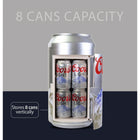 Coors Light - Mini réfrigérateur portatif de 8 canettes-Couleur argentée élégante