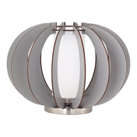 Eglo - Stellato Colore lampe de table avec interrupteur sur fil - 8.5" - nickel mat-Lampe de table