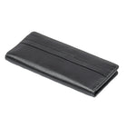Roots - Portefeuille slim pour femme avec fermeture éclair sur le dessus - Noir-2 poches à fente