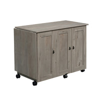 Sauder - Select Desserte Machine à Coudre - Finition Mystic Oak (426136)-Finition Mystic Oak - Bois d'ingénierie