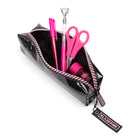 Collection Blackpink Briller Sur - Étui pour Crayons et Petits Accessoires - Noir (PCA9142BP)-Grand compartiment principal avec fermeture à glissière bicolore