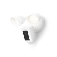 Caméra filaire à projecteurs Ring Plus - Blanc-Vidéo 1080p HD avec vision nocturne en couleur