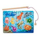 Jeu de puzzle magnétique Melissa & Doug Fishing, paquet de 12-Le programme de pêche de capture et de remise à l'eau ultime, ce jeu de puzzle magnétique en bois présente des illustrations d'animaux aquatiques