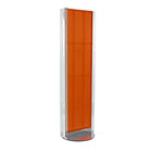 Azar Displays – Support de plancher sur pied avec panneau perforé des deux côtés, 60 x 16 po, orange (700256-ORG)-Acrylique orange