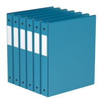 Davis Group Super économie, Reliure à anneaux ronds 1 po, paquet de 6 – Bleu Turquoise-3 Reliure À Anneaux