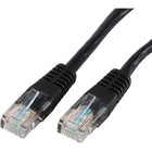 Staples - Câble réseau Cat5e 100 Mbps plaqué or, 6 pi, noir-6 pi