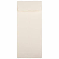 JAM Paper #11 Policy Commerciales Strathmore Enveloppes - 4,5" x 10,375" - Blanc Naturel Tissé - Paquet de 50-Couleur : Blanc Naturel