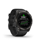 Garmin - Epix Pro Sapphire Edition - 51mm Titane DLC gris carbone avec bracelet noir-8