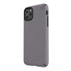 Speck Presidio Pro iPhone 11 Pro - Gris filigrane/Gris ardoise (AP-1010)-Une coque extérieure en polycarbonate et une doublure intérieure en IMPACTIUM sont moulées ensemble pour vous offrir deux couches de protection dans un étui mince et monobloc.
