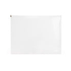 Poppin – Pochettes à glissière, incolore, ensemble de 3-Convient à environ 120 feuilles de papier standard de 8,5 po x 11 po