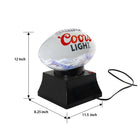 Coors Light - Machine à pop-corn à air chaud et bol de service de football-Cadeau parfait pour les fans de bière et de football