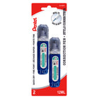 Pentel - Stylos de correction – paquet de 2-Liquide tout usage à séchage rapide couvrant presque toutes les surfaces