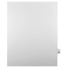 Markmaker - Intercalaires imprimes Legal, Blanc, 1/25th coupe, format lettre, sans trous, 25 tabs/PQT, 5 PQT/Boite, Numero 170-Intercalaires imprimes Legal