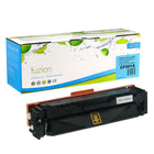 fuzion - HP 202X (CF501X) Cartouche De Toner Compatible - Haut Rendement - Cyan-Couleur d'encre: Cyan