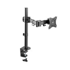 Rocelco – Support d’écran d’ordinateur pour bureau à double articulation DM1-Convient aux écrans d’ordinateurs et aux téléviseurs de 10 à 24 po à écran plat jusqu’à 17,6 lb