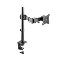 Rocelco – Support d’écran d’ordinateur pour bureau à double articulation DM1-Convient aux écrans d’ordinateurs et aux téléviseurs de 10 à 24 po à écran plat jusqu’à 17,6 lb