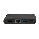 StarTech – Adaptateur multiport HDMI USB-C, 1 x A, 1 x C, Power Delivery 3.0 100 W -Facile à transporter grâce à son câble USB-C enroulé ultra pratique