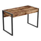 Safdie & Co. Bureau d'ordinateur à 2 tiroirs, 47 poL, Bois récupéré brun et métal noir-La combinaison parfaite du classique et du contemporain, le design simple et moderne de ce bureau rehaussera n'importe quelle pièce et complétera tout décor de maison existant
