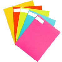 JAM Paper - Étiquettes adresse, 1 x 2,63, couleurs vives variées, 5 paquets de 120, 600/ensemble (30272ASST12)-Assortiment de petites étiquettes d’adresse colorées : rouge, vert lime, jaune, bleu et rose.