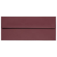 JAM Paper Enveloppes format invitation avec fermeture gommée, 4 1/8 x 9 1/2 po, bourgogne, 1000/paquet-Bourgogne