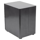 Flash Furniture Classeur à verrouillage Mobile à 3 tiroirs avec tiroir suspendu-Noir (HZCHPL01BK)-Le porte-crayons peut contenir des ustensiles d'écriture et de petites fournitures de bureau