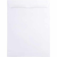 JAM Paper - 9 1 2 x 12 1 2 Enveloppes commerciales à extrémité ouverte pour catalogue - Blanc - paquet de 100-Couleur blanche