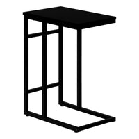 Monarch Specialties - 2170 Table D'Appoint - 24 po H/Noir/Metal Noir-Pour plus de modernite dans votre salon, salle familiale, bureau ou chambre a coucher, cette elegante table d'appoint en metal noir atteindra vos attentes