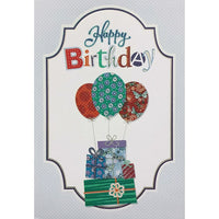 Rosedale – Cartes de souhaits et enveloppes, Happy Birthday, adolescent, 5 1/2 x 8 po, 12/paquet (16107)-Imprimé sur papier cartonné non couché de haute qualité