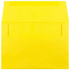 JAM Paper Enveloppes format livret Brite Hue de papier recyclé, ferm. gommée, 5 1/2 x 8 1/8 po, jaune, 100/pqt-Taille : A8 (5 1/2 x 8 1/8 po)